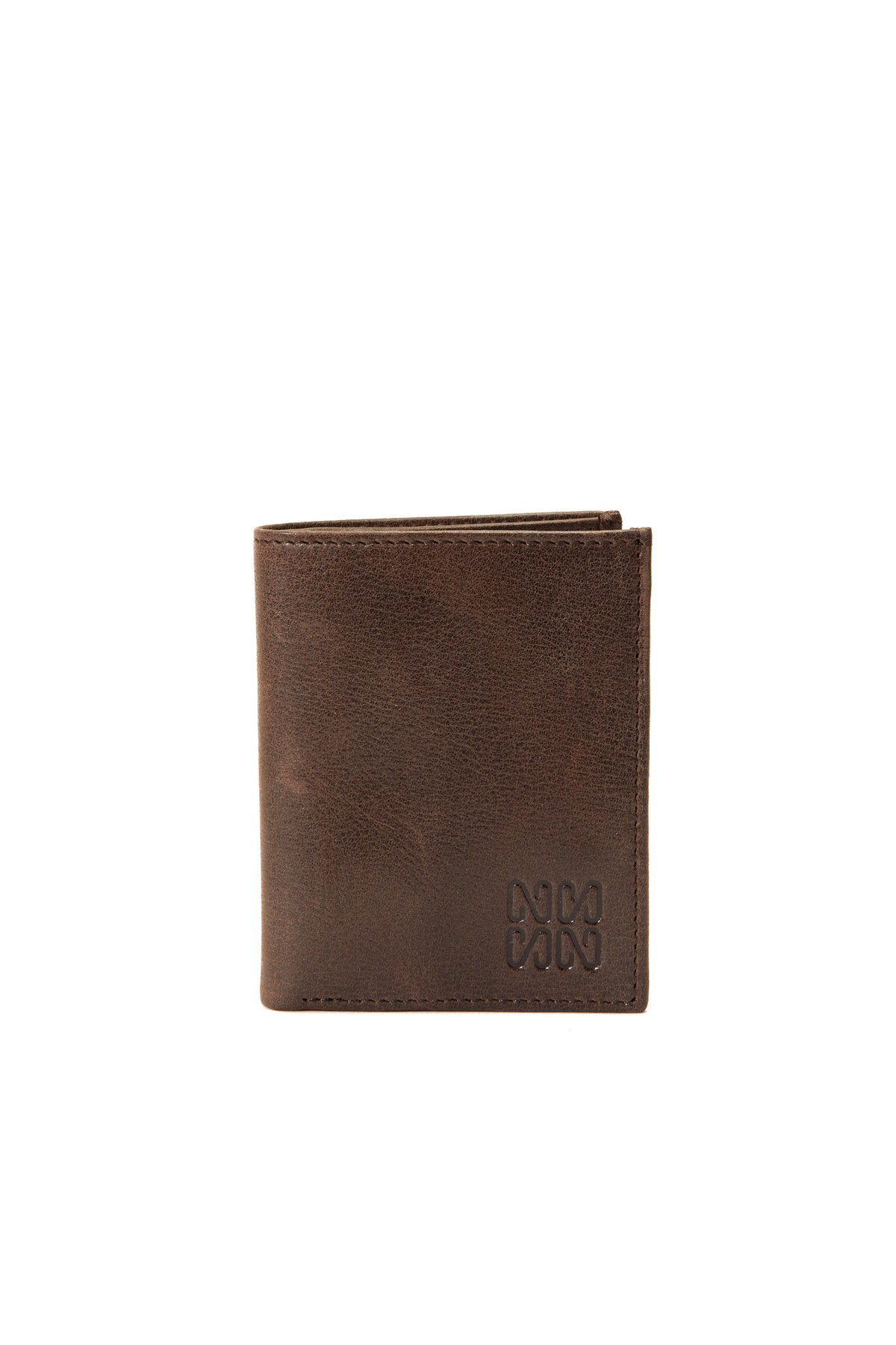 نتورک کیف پول چرمی مردانه قهوه‌ای