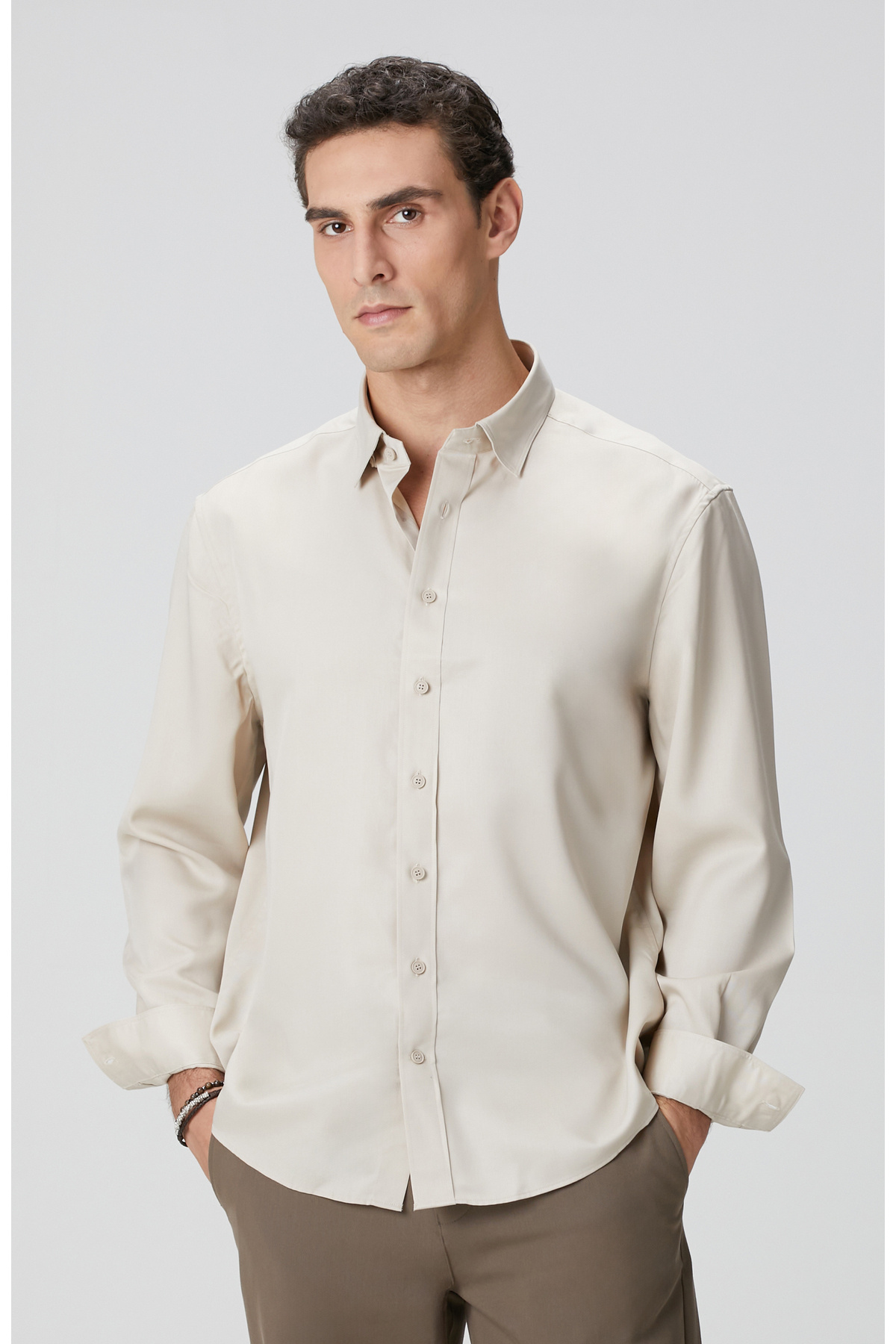 نتورک پیراهن لیوسل بژ