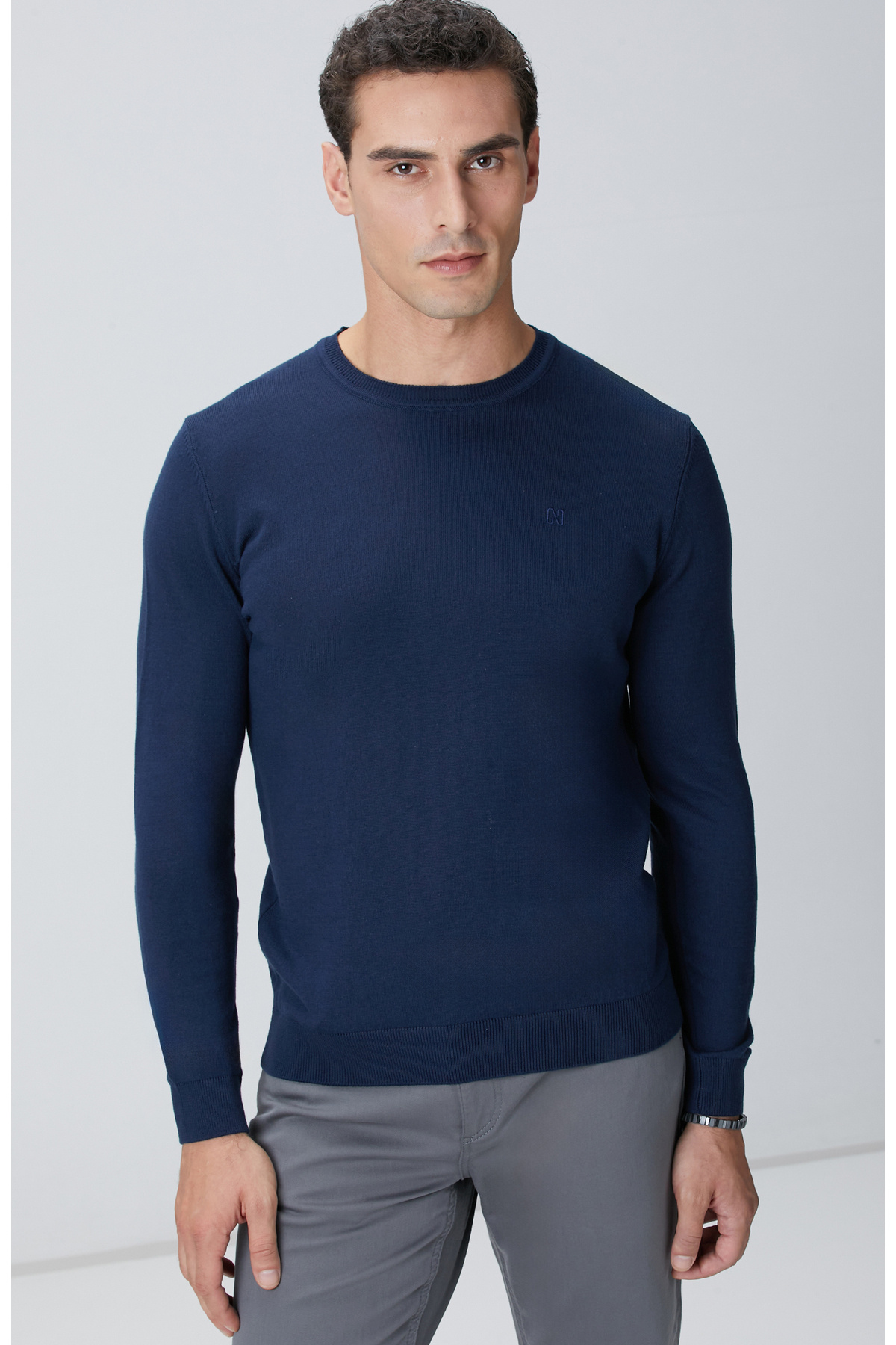 نتورک ژاکت پایه نیلی