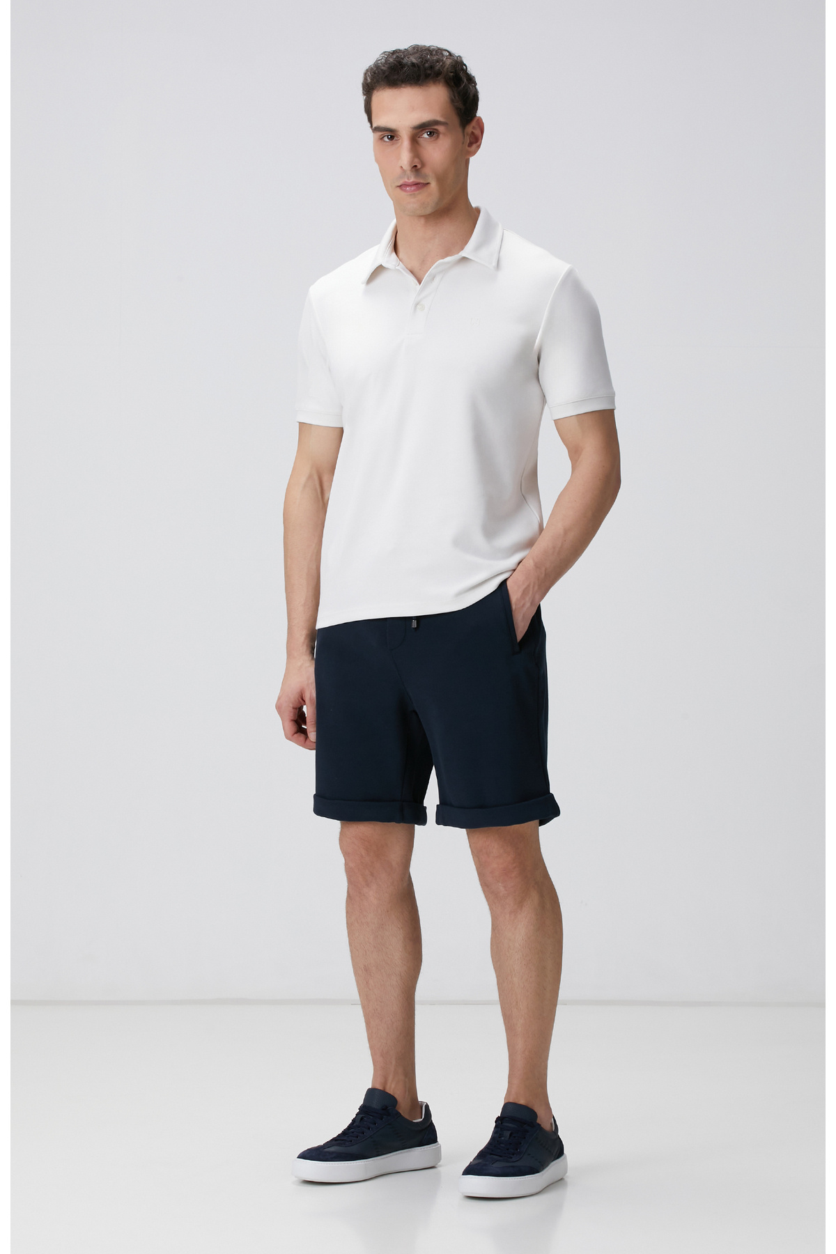 نتورک شلوارک سرمه‌ای