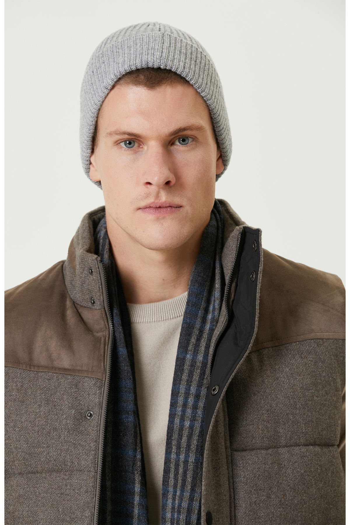 نتورک کلاه پشمی مردانه خاکستری