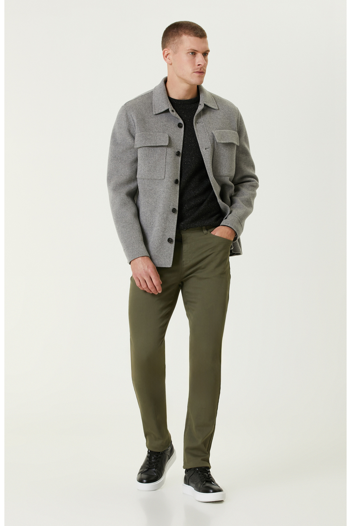 نتورک شلوار راحتی خاکی