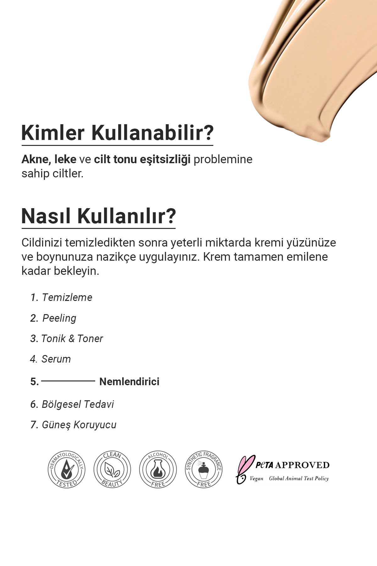 کرم ضد جوش و لک شب SPF 30 - نیاسینامید + آلفا آربوتین — بژ NL14 — تصویر 6 از 6