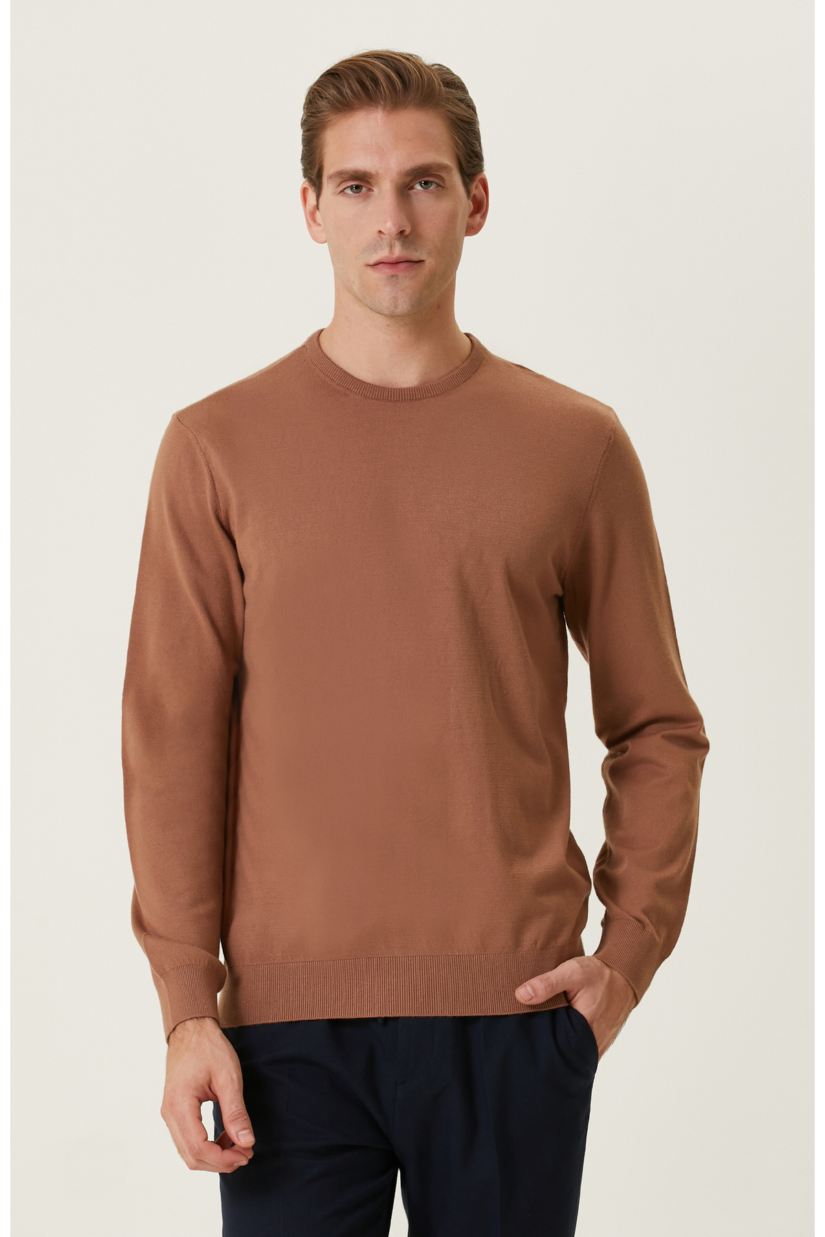 نتورک ژاکت کاراملی