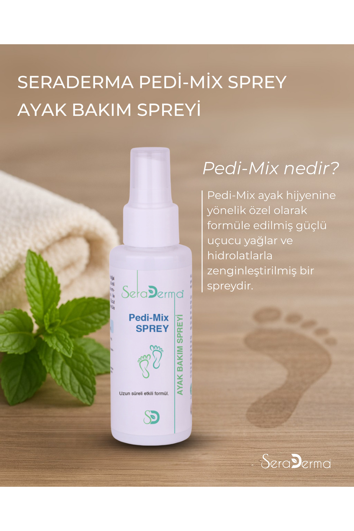 Pedi-Mix Ayak Bakım Spreyi 100 ml — ST00466 — تصویر 3 از 7