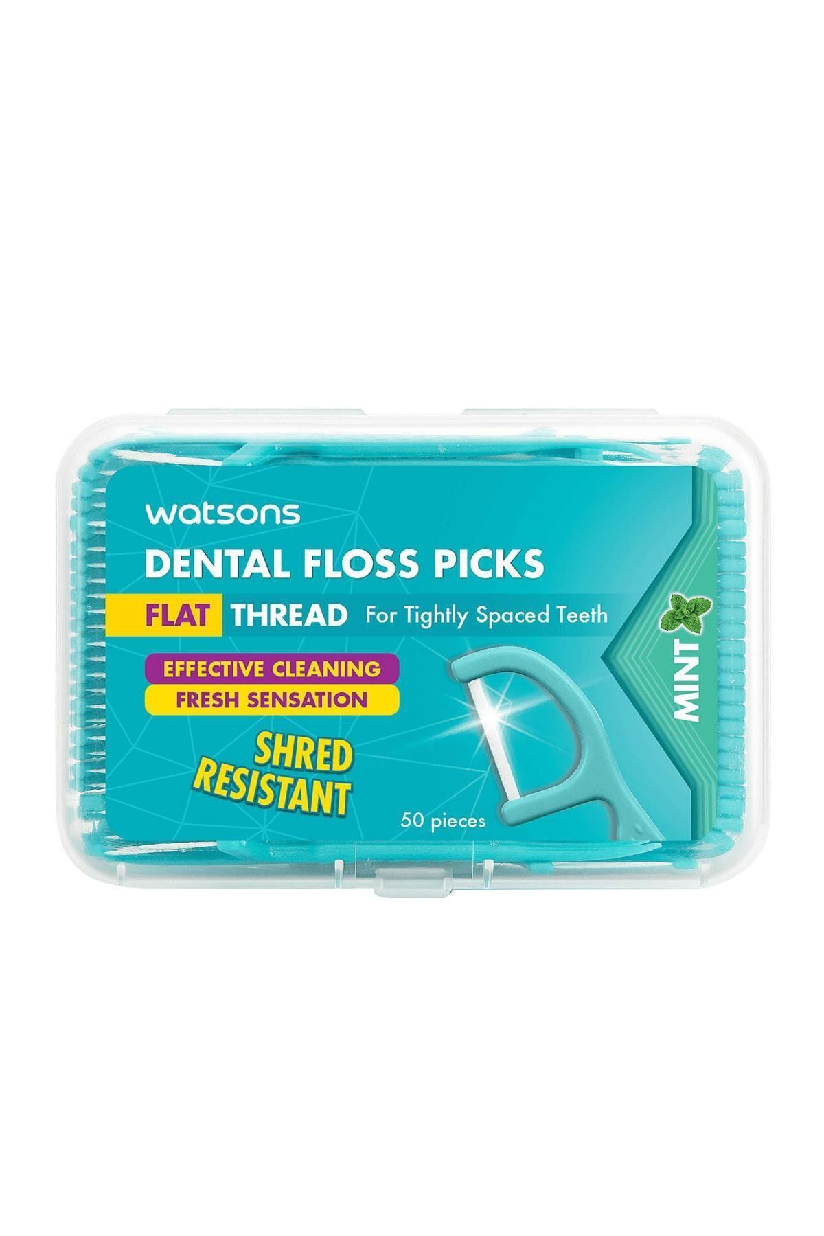 Watsons Mint Flat ThDental Floss Picks 50sx1box 4894532391141 - Fiyatı, Yorumları