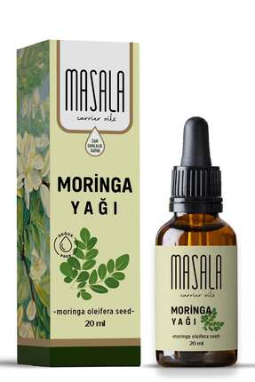 Masala Moringa Yağı 20 Ml. Soğuk Pres (moringa Carrier Oil)