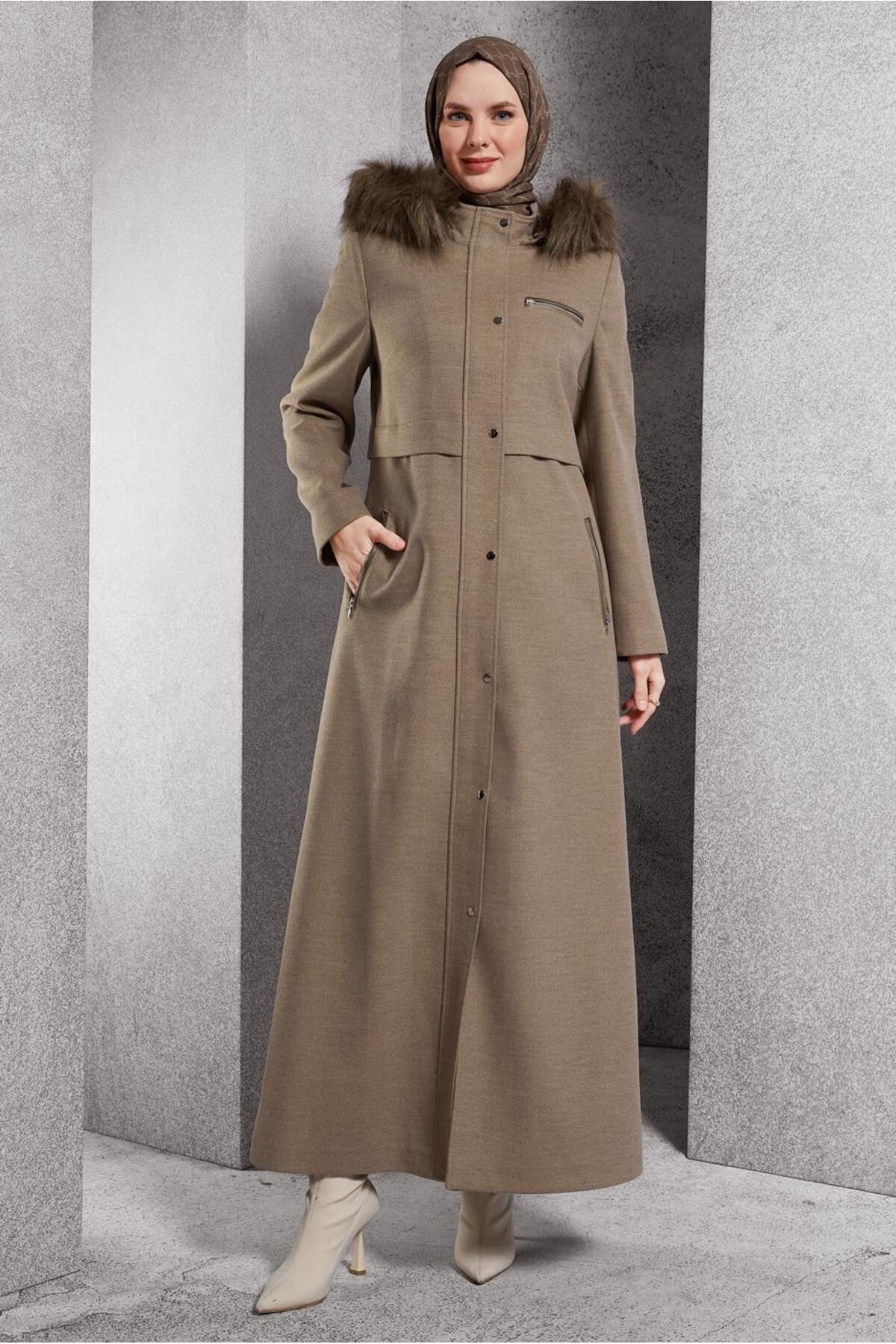 آلوینا کت کلاه‌دار مدل ۹۰۵۴۴