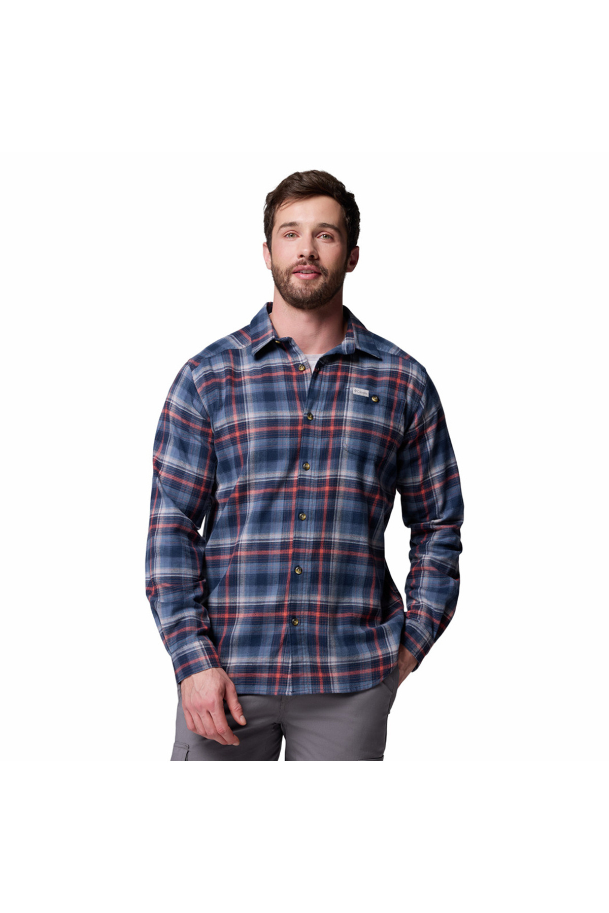 Columbia Cornell Woods Flannel Erkek Uzun Kollu Gömlek