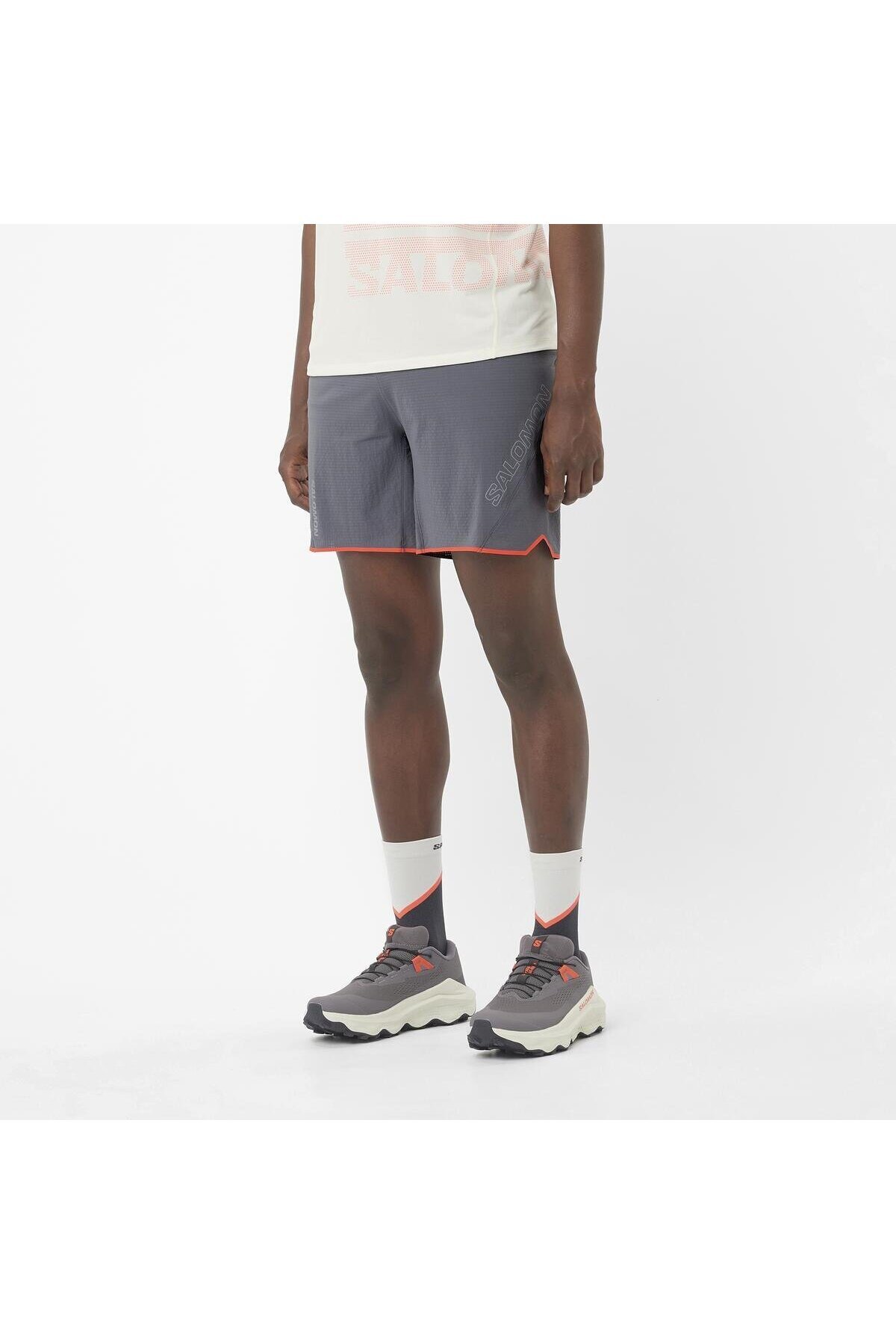 سالومون شورت ورزشی مردانه SENSE AERO سایز 7 اینچ، مدل CASTELROCK LC2433300