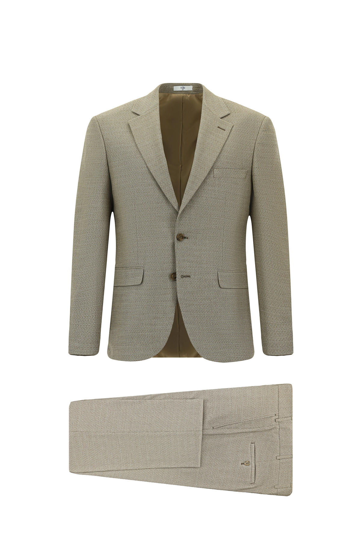 Kiğılı  Relaxed Fit Rahat Kesim Klasik Desenli Takım Elbise