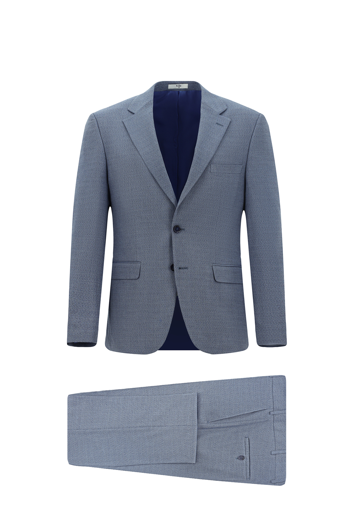 Kiğılı  Relaxed Fit Rahat Kesim Klasik Desenli Takım Elbise