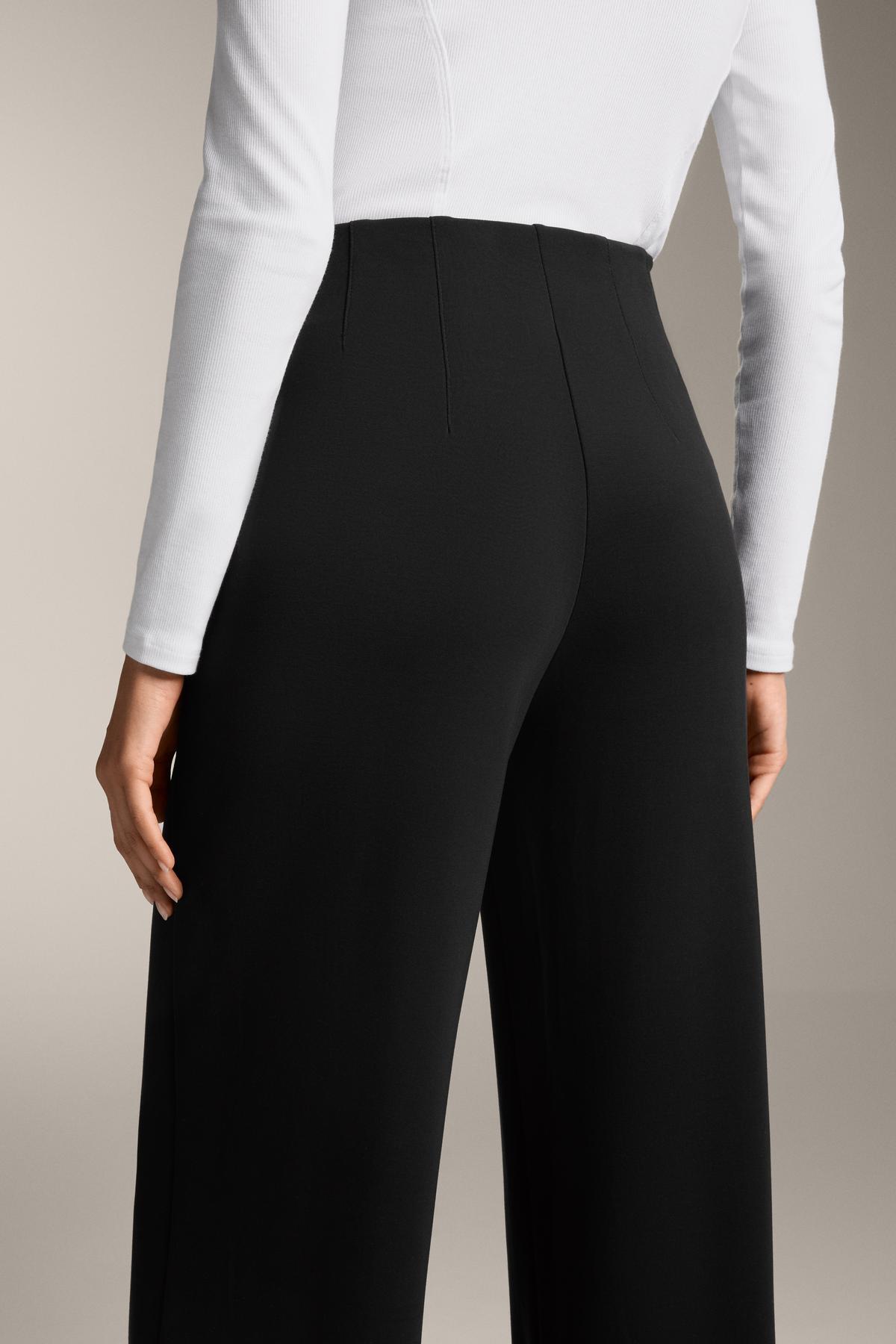Oysho  Modal içeren nervür detaylı düz kesim pantolon - Görsel 6