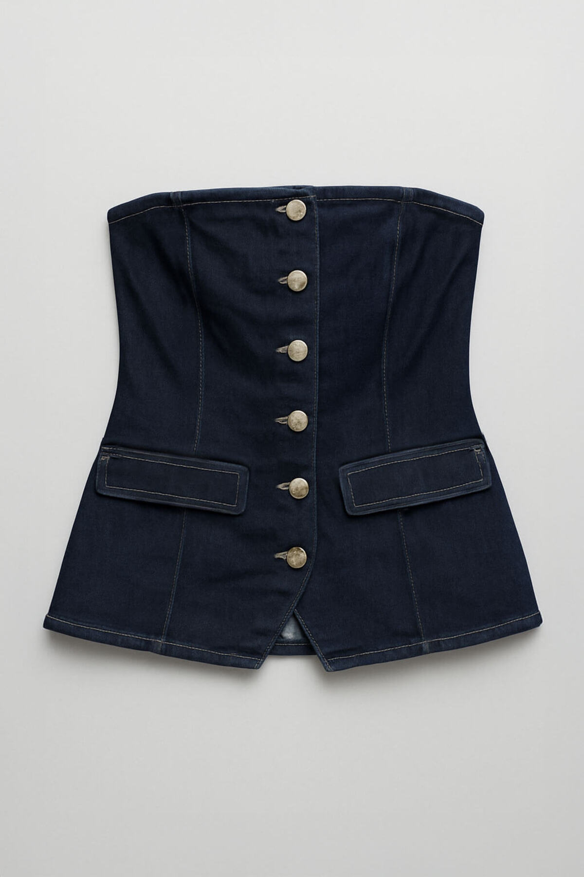 Bluewhite  Blue White Kadın Denim Büstiyer - Görsel 6