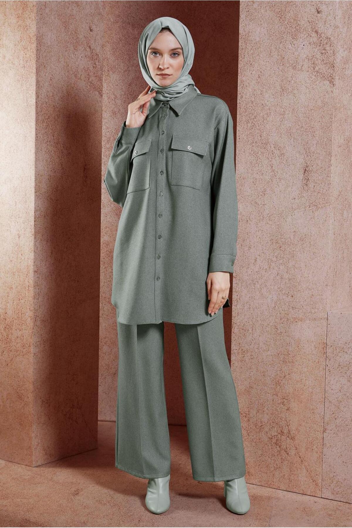 آلوینا پیراهن یقهدار تونیک ۴۵۰۶۹ آلوینا پیراهن یقهدار تونیک ۴۵۰۶۹