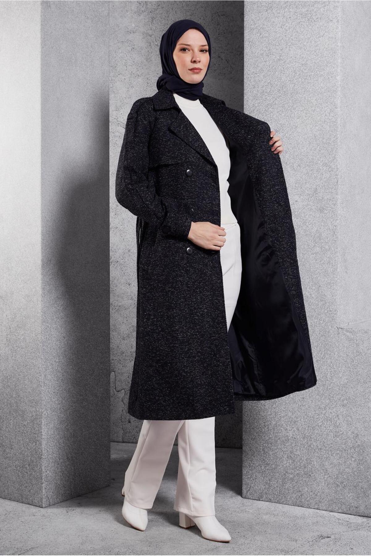 آلوینا کت کمربنددار ۹۰۴۷۴ آلوینا کت کمربنددار ۹۰۴۷۴