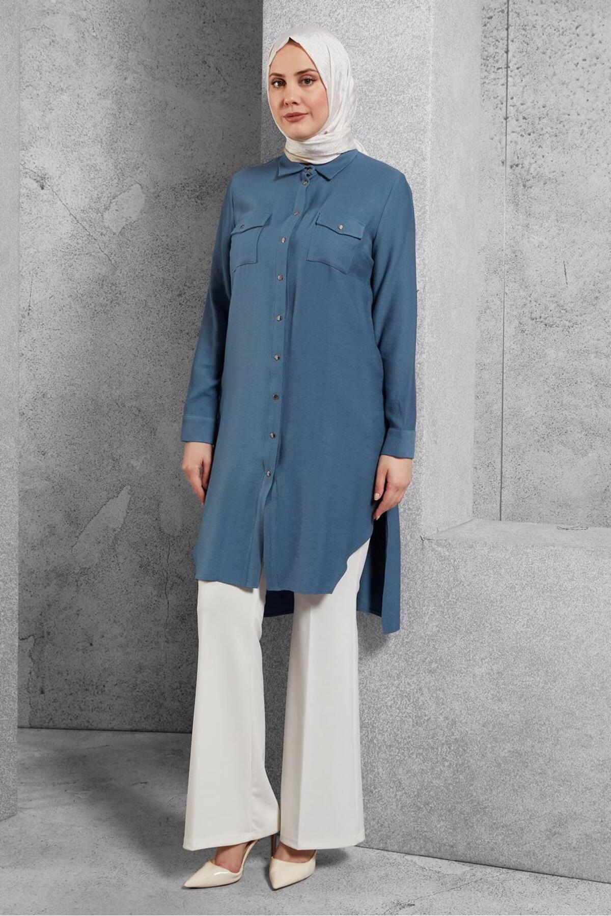 آلوینا پیراهن یقه‌دار تونیک ۴۷۰۱