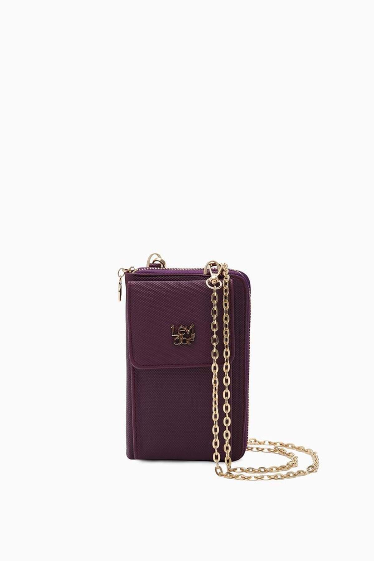 Levidor Multifunction Purple Wallet with Phone Compartment - 0057c560