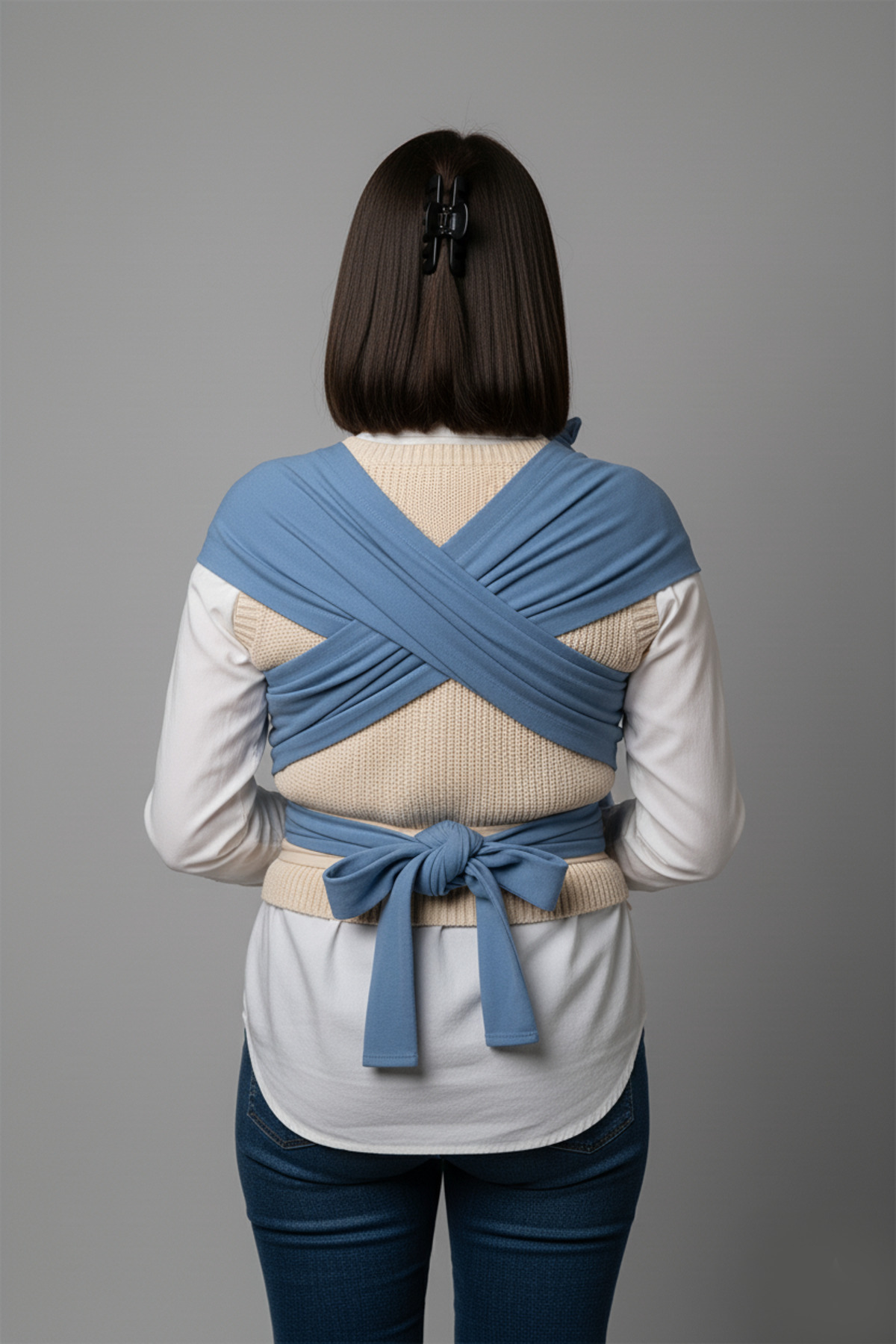 Çocuksan Baby&Kids Wear Anne-bebek Konforu Için Cepli Indigo Bebek Taşıma Anakucağı – Pratik Ve Şık Sling Tasarım fotoğrafı 2 (önizleme)