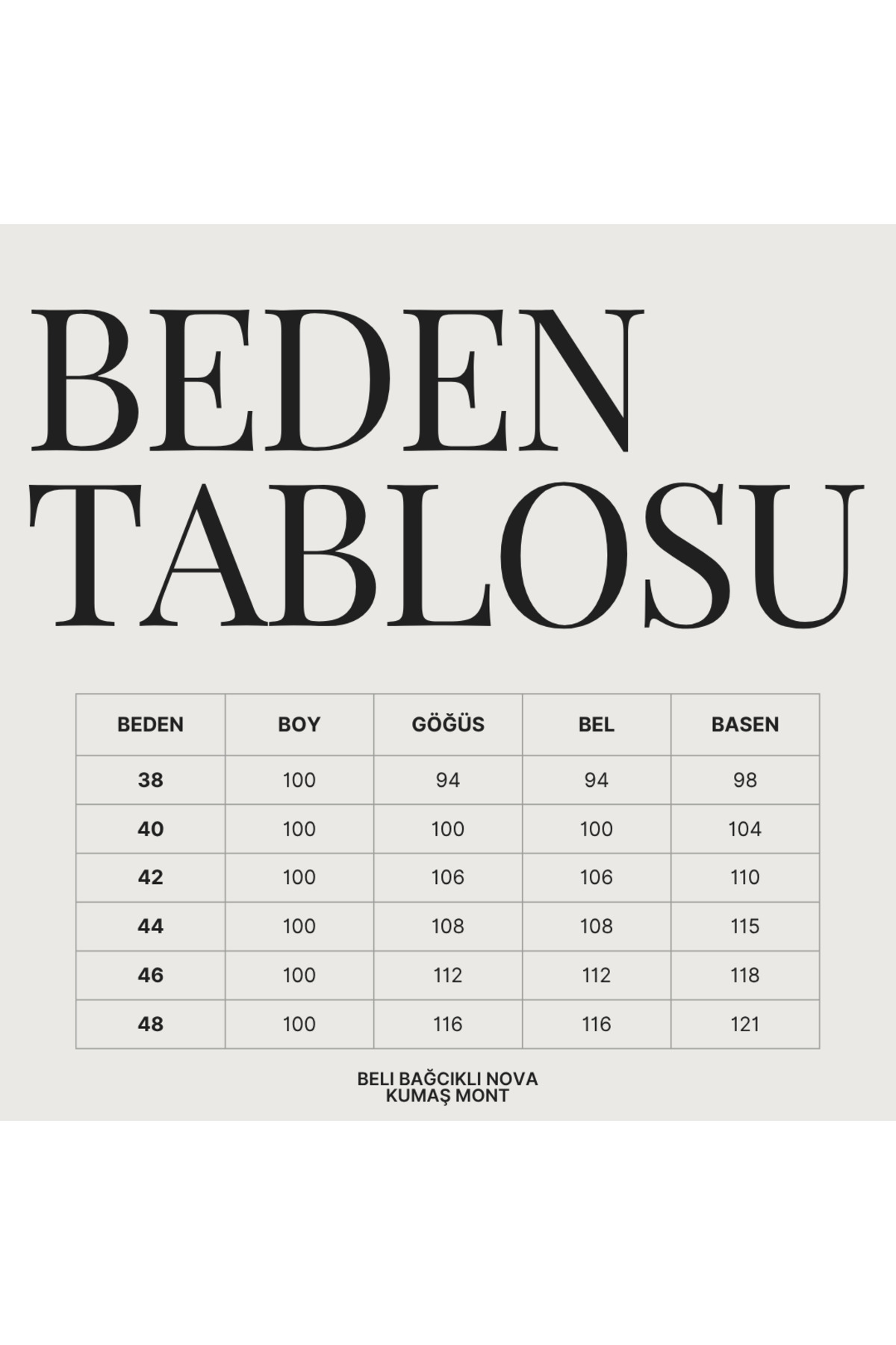 lavrisa  Kadın Beli Bağcıklı Nova Kumaş Mont - Görsel 6