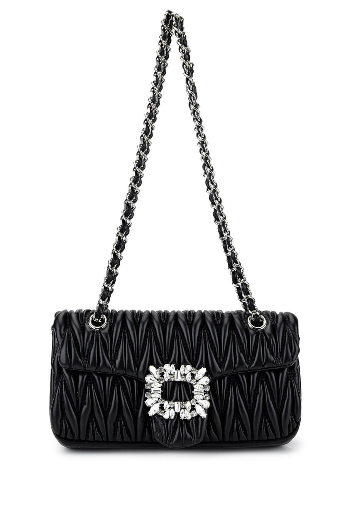 تامر تانجا کیف دوشی مشکی چرم مصنوعی زنانه