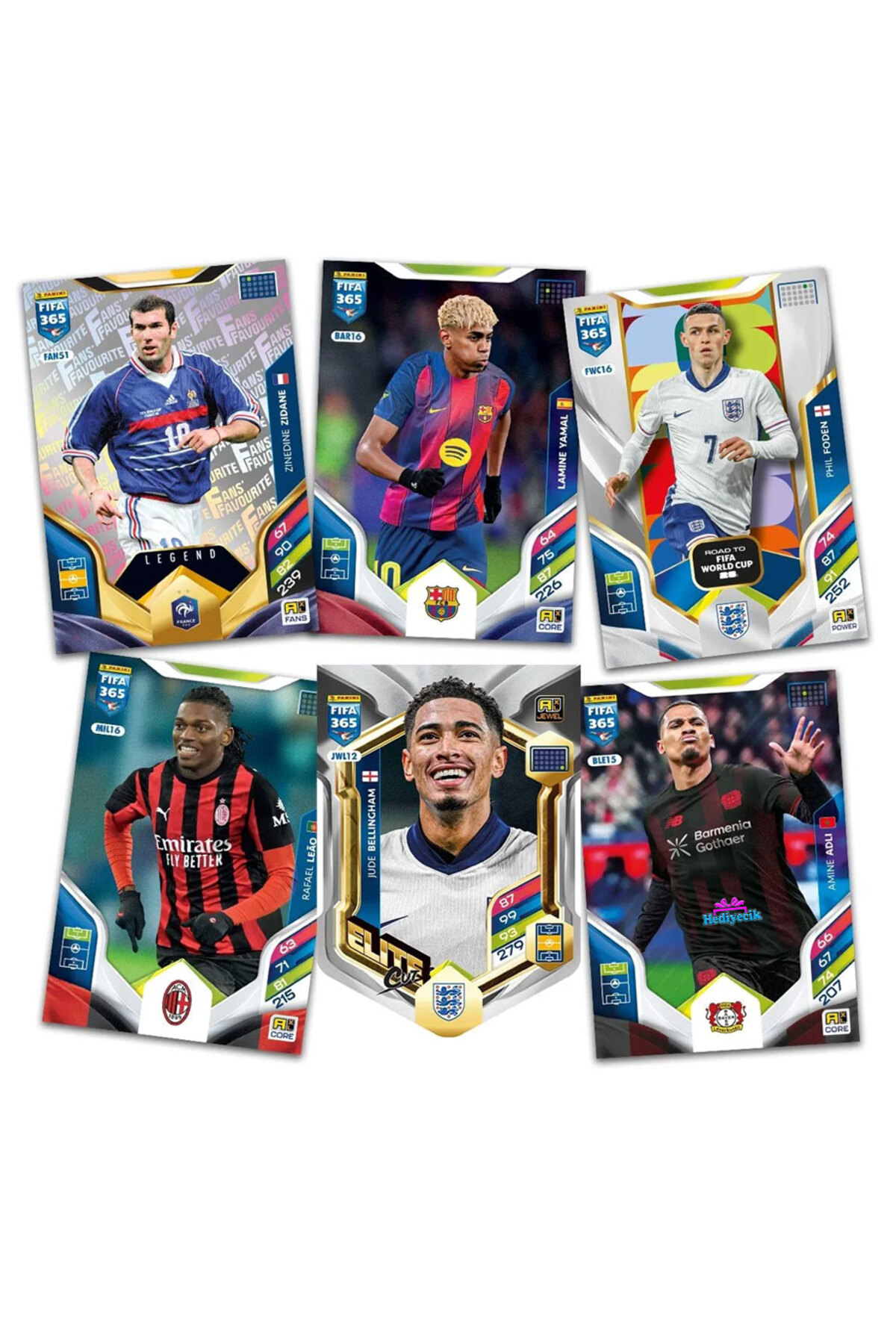 hediyecik Fifa 365 Adrenalyn XL 2026 Trading Card Albüm Futbolcu Kartları Albümü Set fotoğrafı 2 (önizleme)