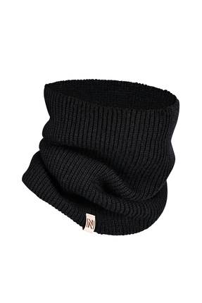 Norfolk DOVER %70 Merino Yünlü Termal Boyunluk Siyah