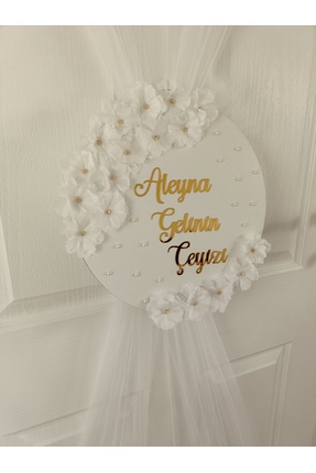 bir parça tasarım Çeyiz kapı süsü(TÜL DAHİL DEĞİL)