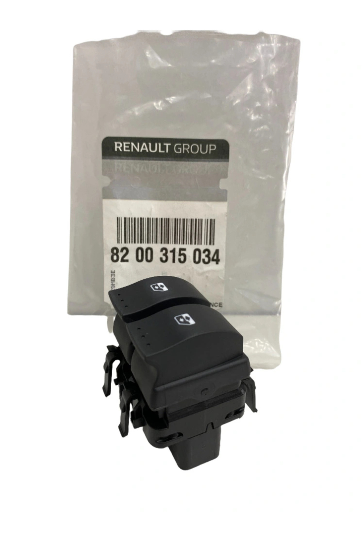 MAİS Sol Ön Cam Açma Kapama Anahtarı Renault Megane 2 ( Çiftli -Siyah Soket ) 8200315034