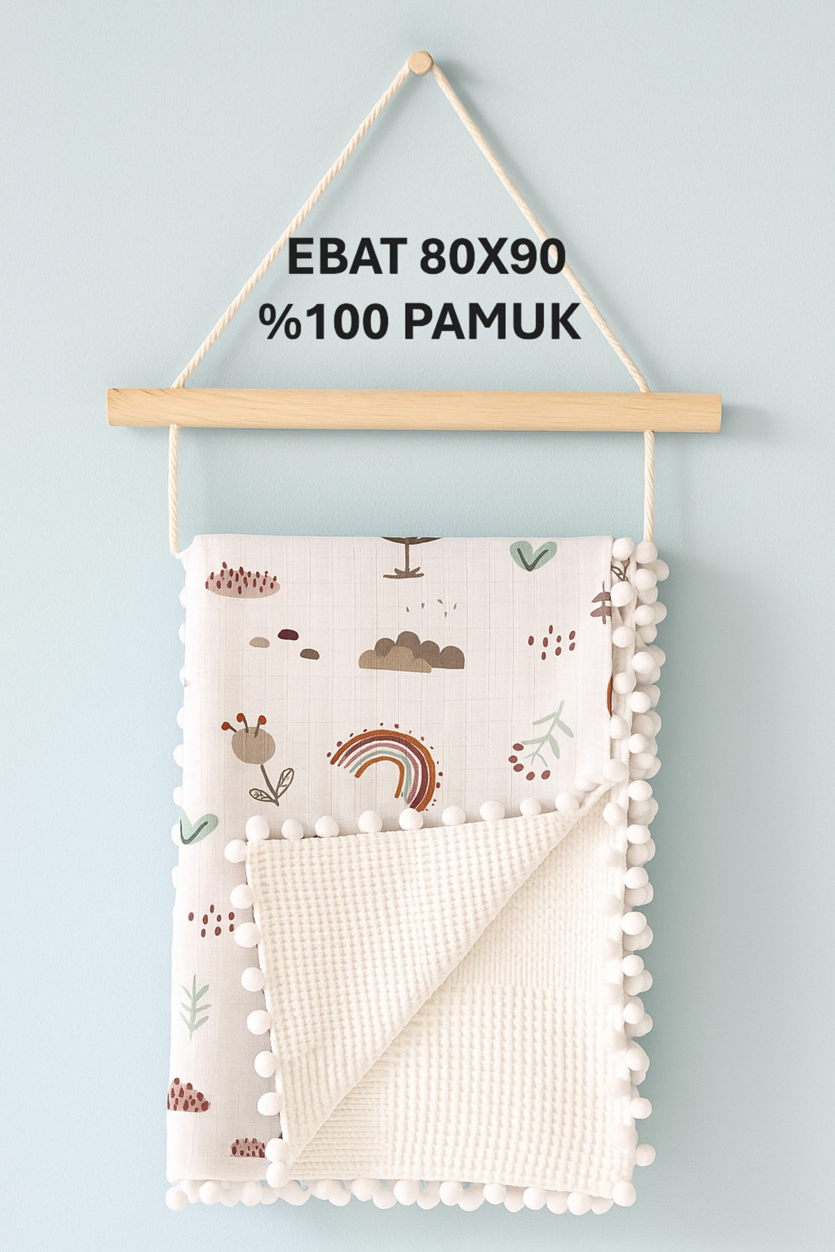 Findlay Baby MÜSLİN BATTANİYE PİKELİ ÇİFT KAT