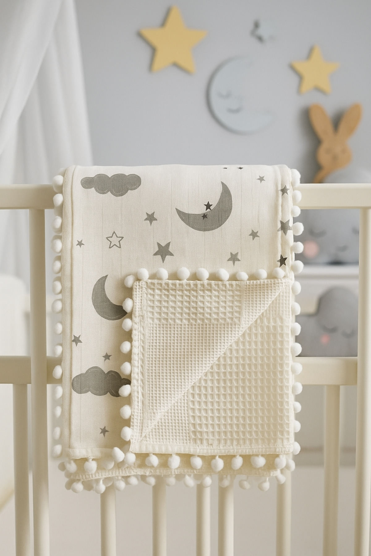 Findlay Baby MÜSLİN BATTANİYE PİKELİ ÇİFT KAT fotoğrafı 7 (önizleme)