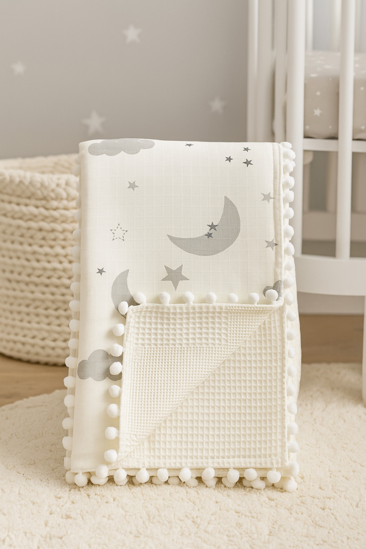 Findlay Baby MÜSLİN BATTANİYE PİKELİ ÇİFT KAT fotoğrafı 5 (önizleme)