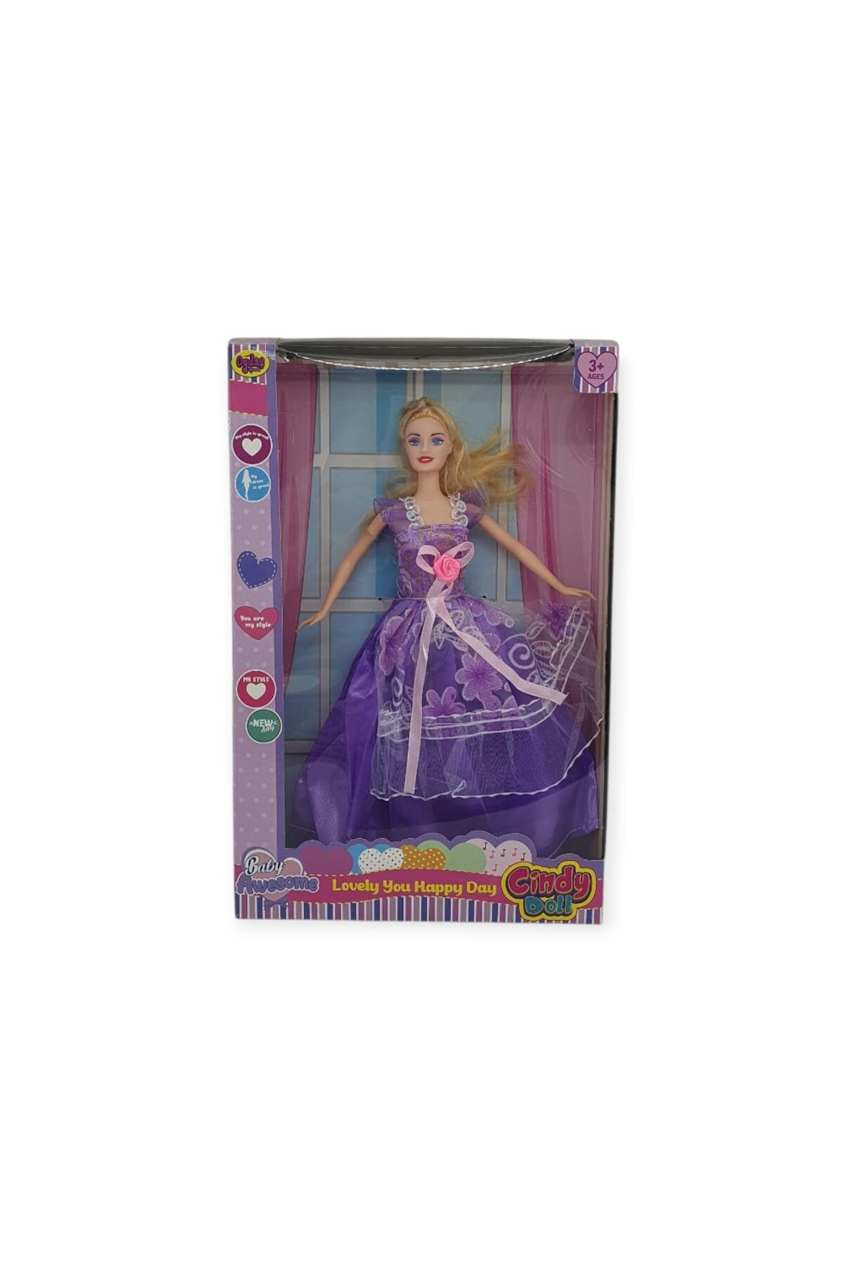 Lisinya Büyüleyici Parti Bebeği Anlily - 02258 - Mor (Lisinya) TYGOO fotoğrafı 2 (önizleme)