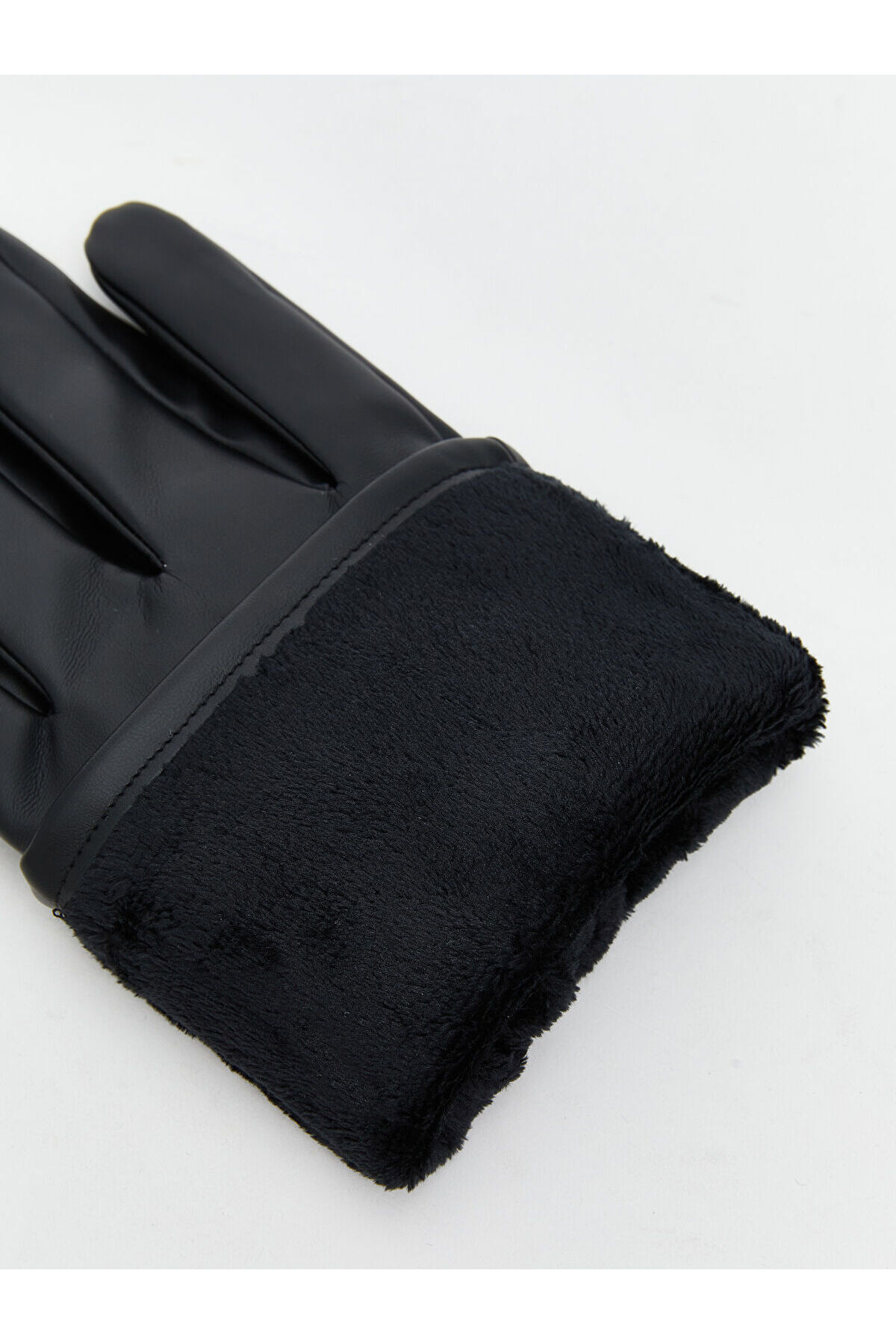 LC Waikiki LCW ACCESSORIES Deri Görünümlü Erkek Eldiven görsel 5