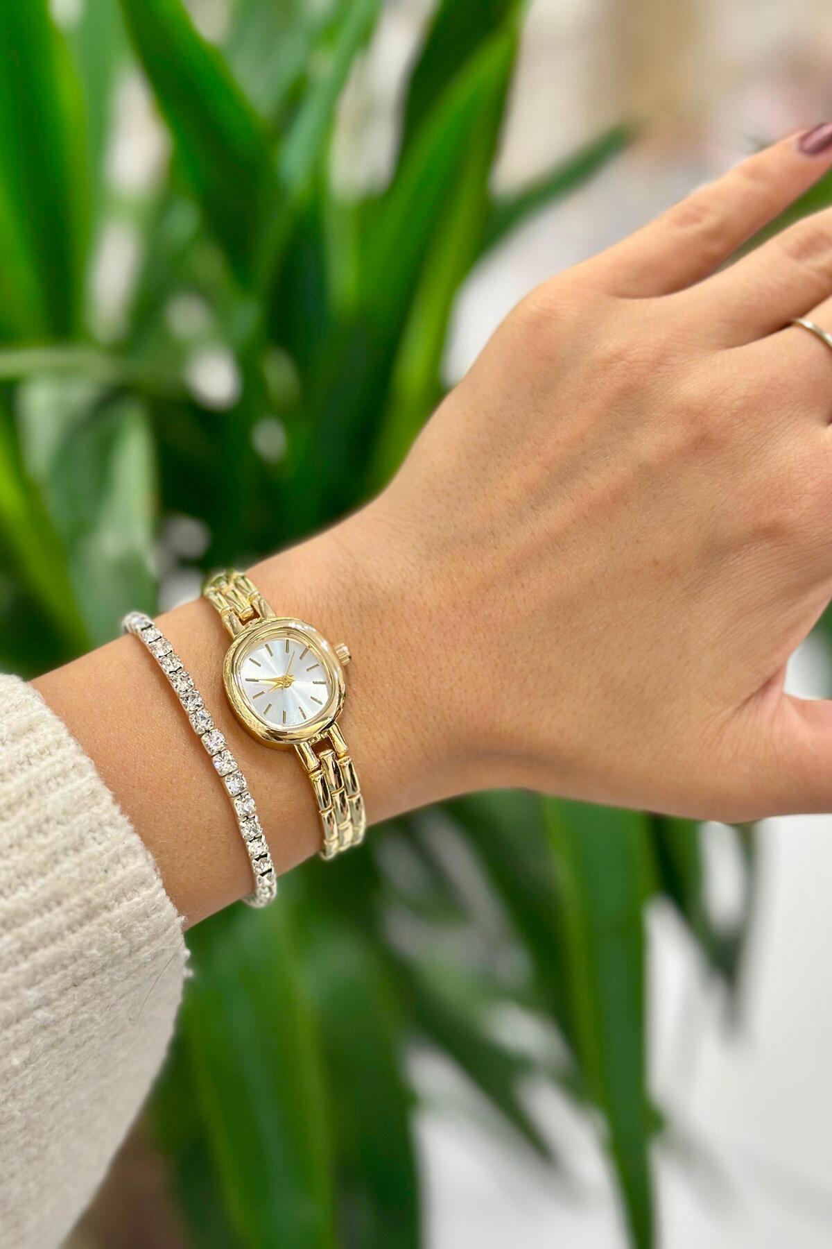 DEEPORA  Oval minimal kadın saati - Görsel 3