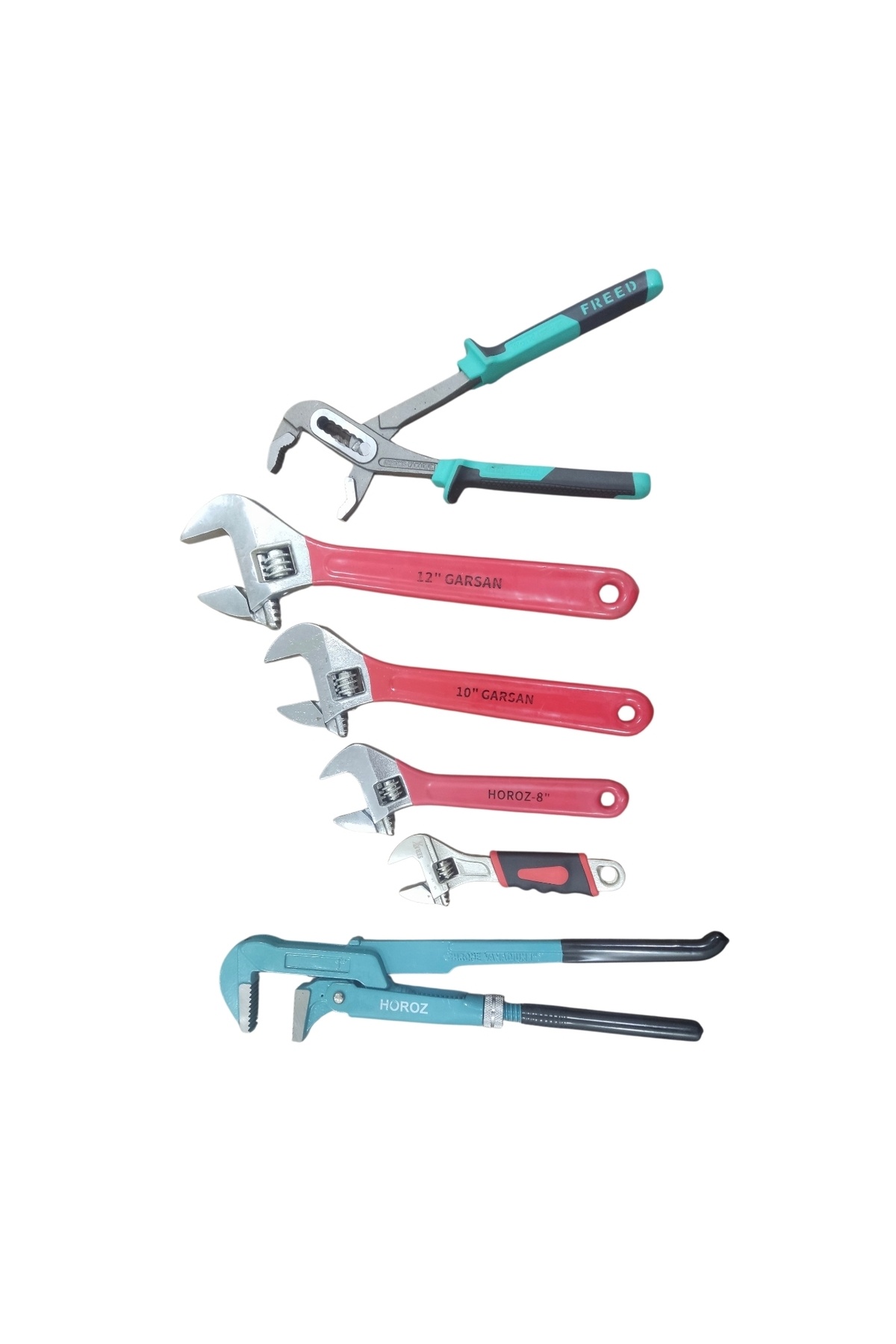 MAN PROTOOLS 1. KALİTE FORD PENSE 1 İNÇ MAŞALI BORU ANAHTARLARI 6.8.10.12 NO KURBACIK