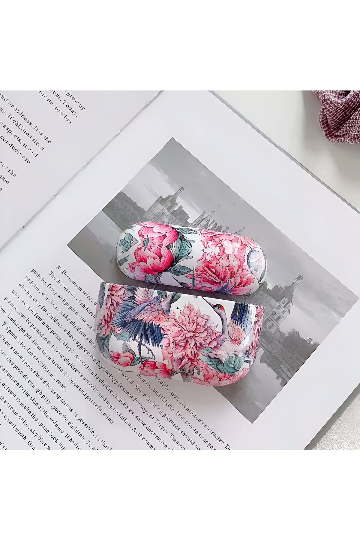 Airpods 1-2th Generation Compatible Patterned Figured Headphone Case