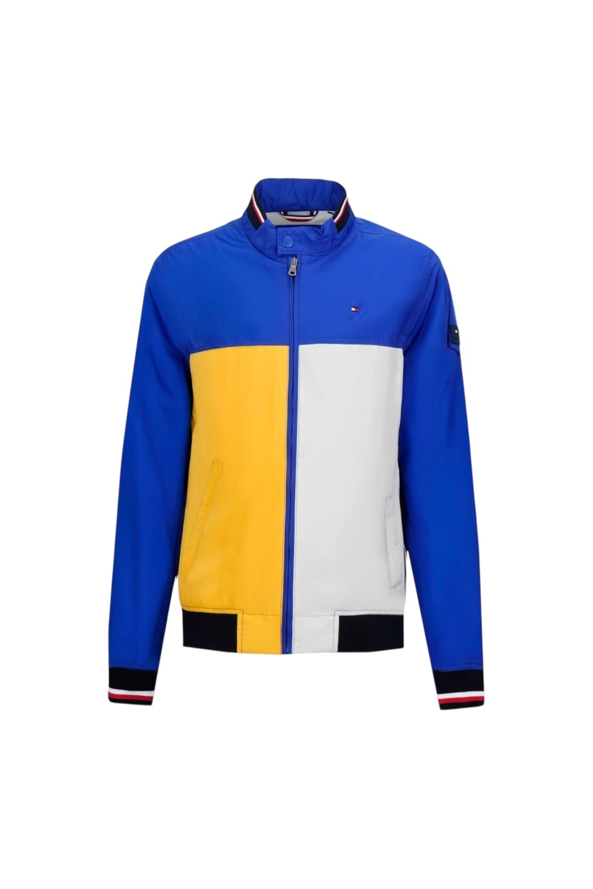 تامی هیلفیگر کاپشن/پالتوی باریک مردانه ضد آب، سبک و آجدار Bomber