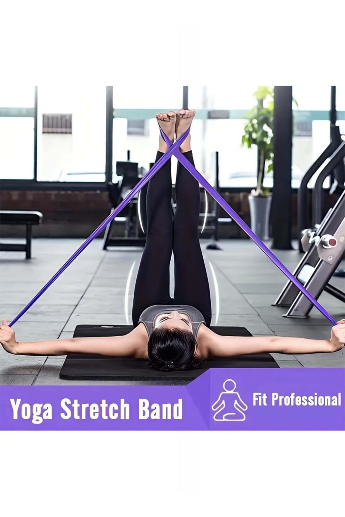 مجموعة بيلاتيس ويوجا من 5 قطع - حلقة، كرة، شريط وح...