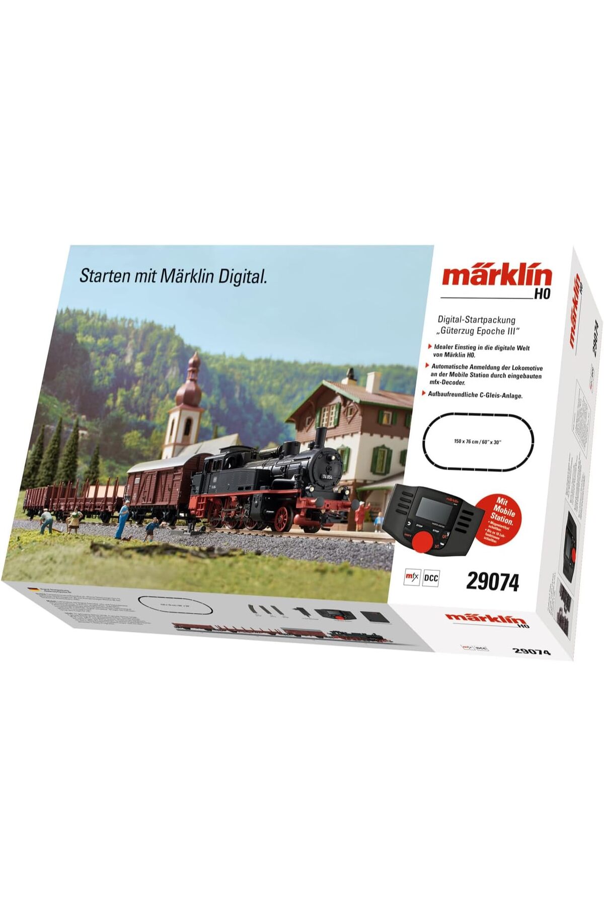 Marklin Märklin 29074 BR74 Dijital Tren Seti | Sesli & Işıklı HO