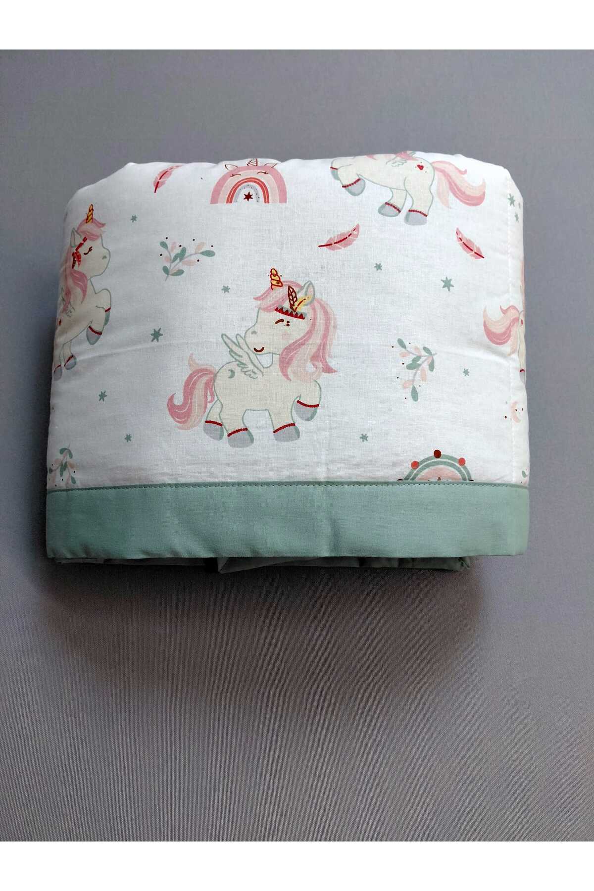 zera collection 4 Parça 100% Organik pamuk Bebek Yorgan Nevresim Takımı bebek seti (Unisex) 3 FARKLI RENK fotoğrafı 5 (önizleme)