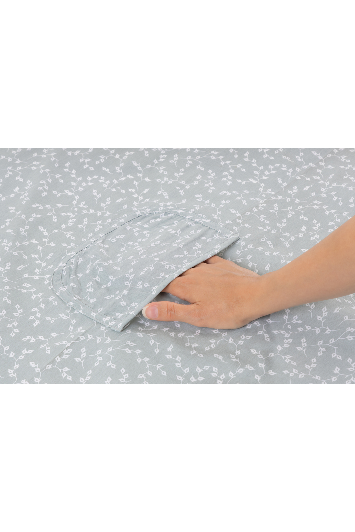 Babyjem Cepli Emzirme Önlüğü Yeşil Çiçek fotoğrafı 3 (önizleme)