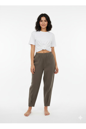 HOFY 1541 Paça Pensli Şalvar Pantolon