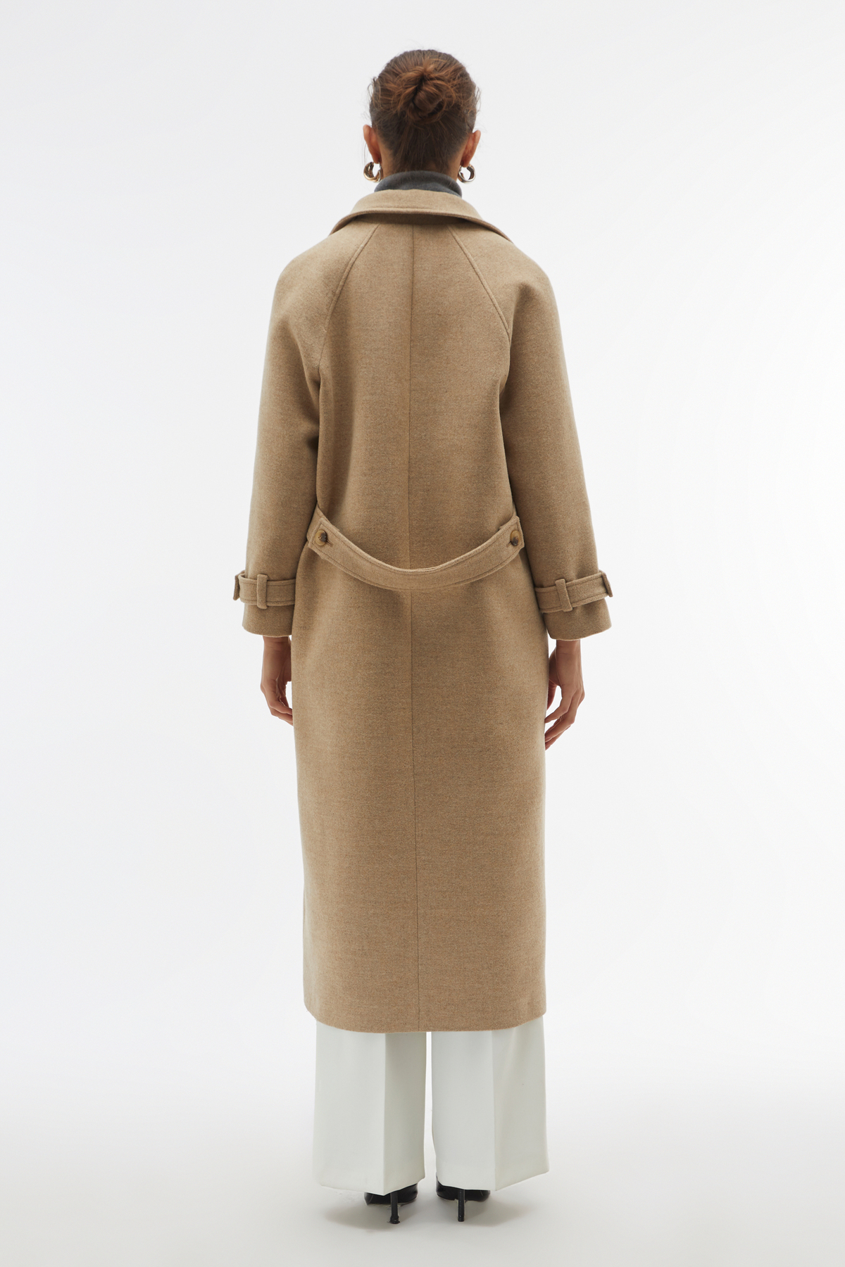 Mudo  YÜN KARIŞIMLI UZUN KAŞE KABAN - Görsel 2