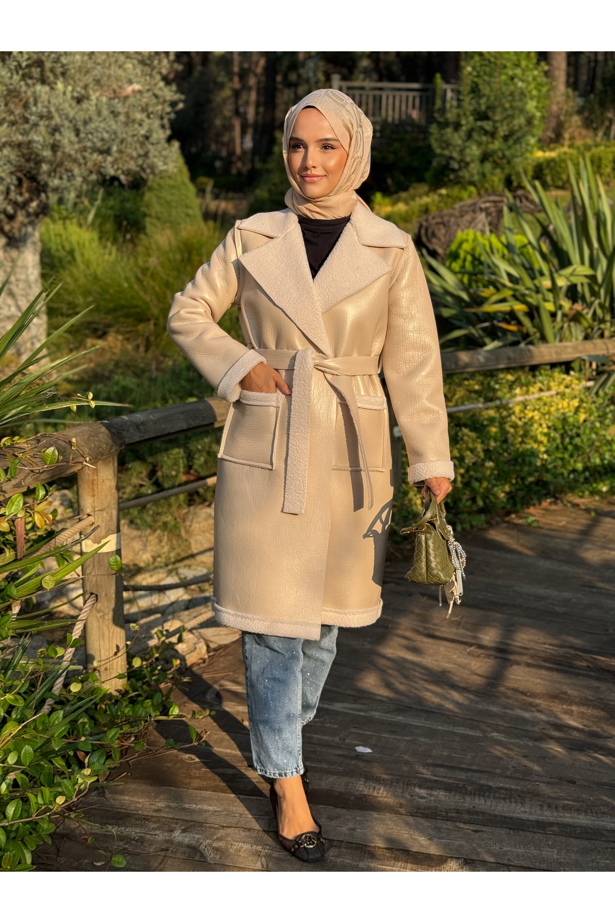 BEMS Suni Deri İçi Kürklü Kaban