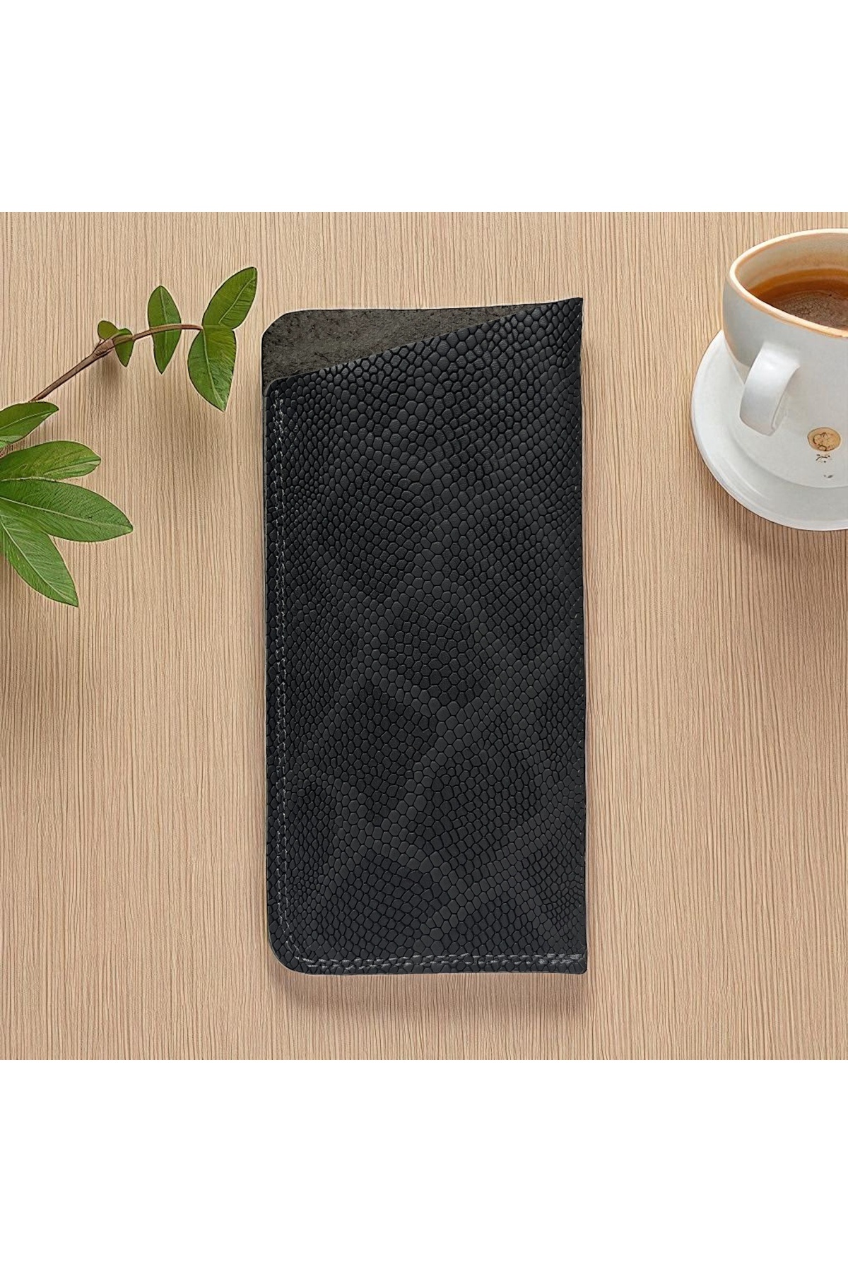 Deri Dükkanı Hakiki deri gözlük kılıfı (okuma-güneş gözlüğü kabı)