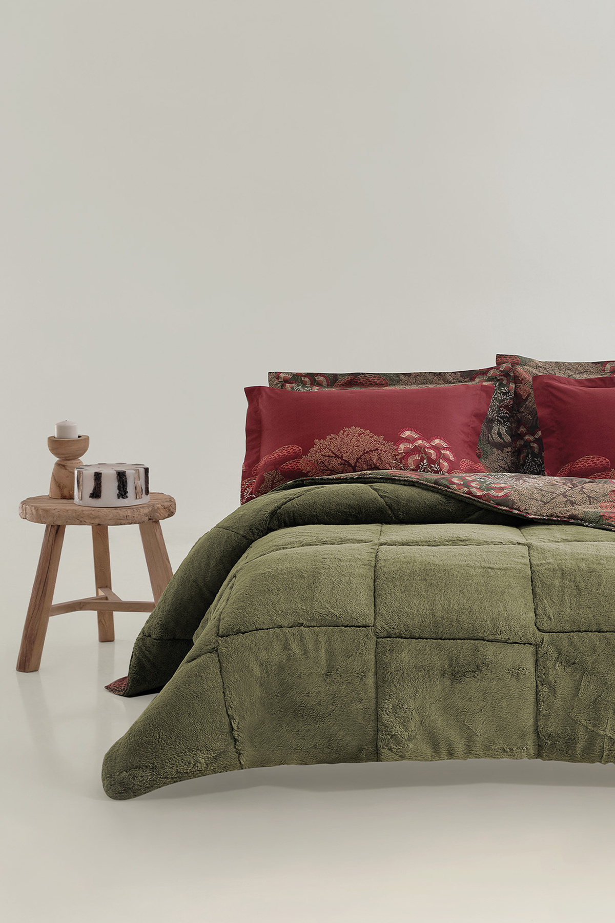 Yataş Klimt Tek Kişilik Triola Uyku Seti - Yeşil