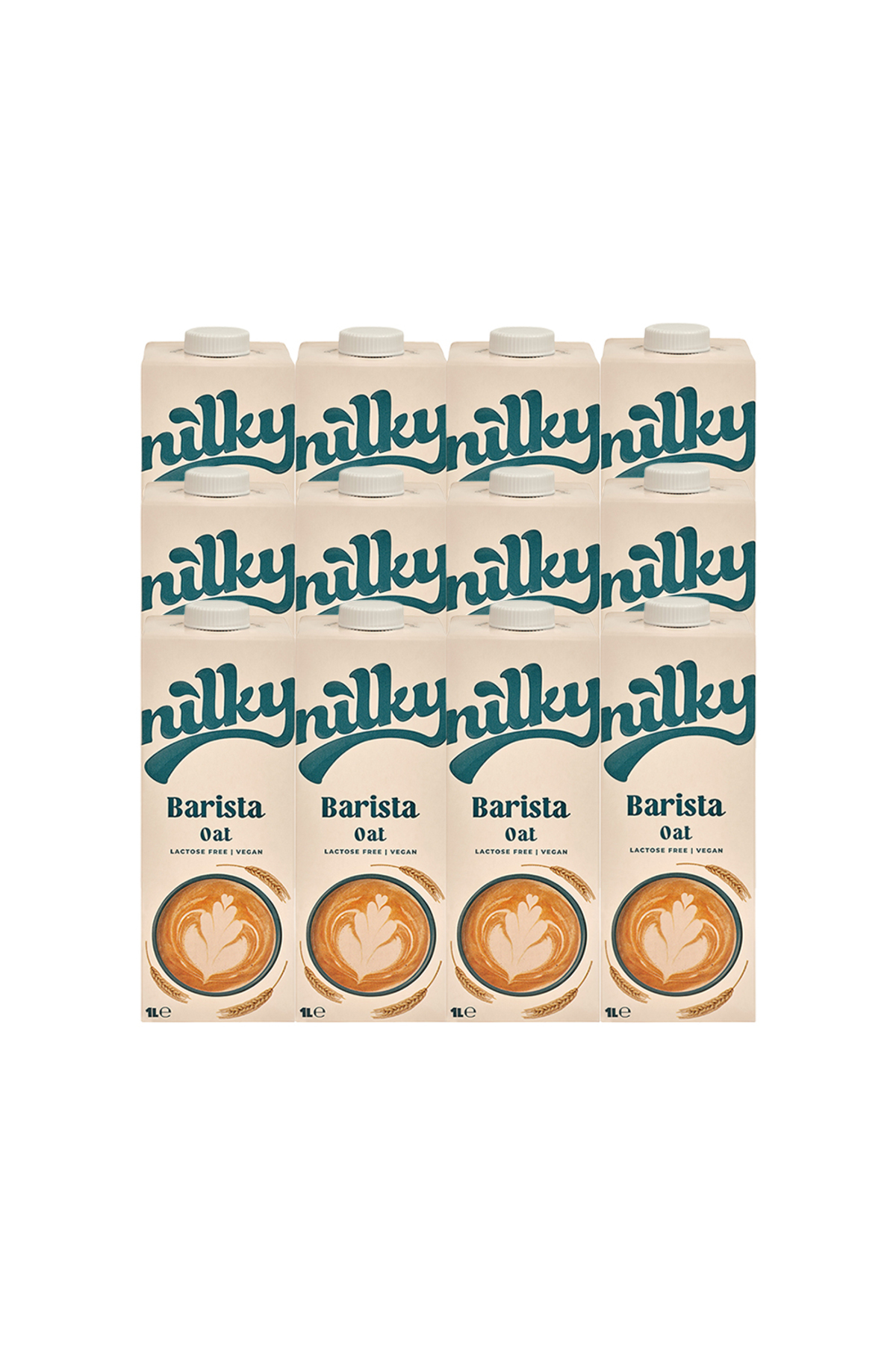 NİLKY Barista Yulaf Sütü Bitkisel Bazlı Laktosuz Vegan 12x1 lt
