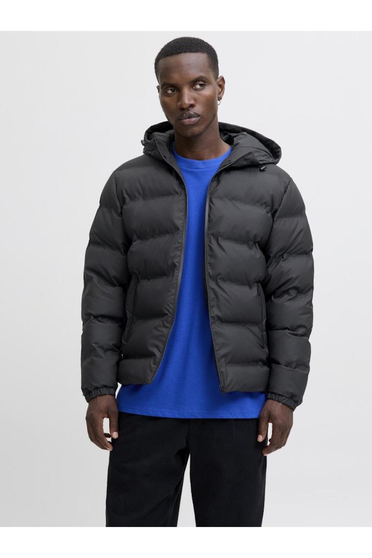 کاپشن مردانه راسته آستین چین دار | جک اند جونز Jack & Jones TYC88EAF54179CEA3B58FEF00 - تصویر 7