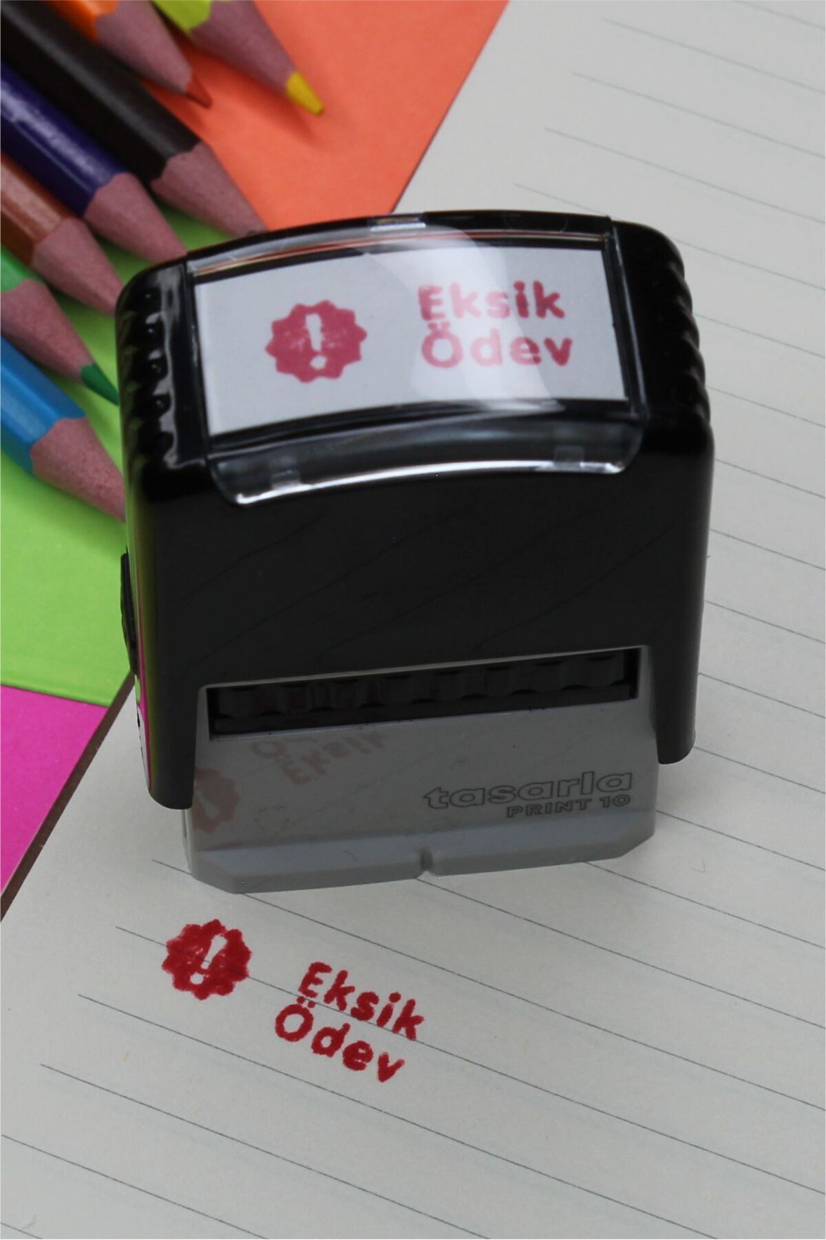 tasarla PRINT10 Eksik Ödev Aferin Kaşesi – Öğrenci Takip ve Değerlendirme Kaşesi